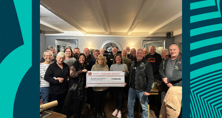 ALF recieves donation from Lakeside chapter Harley owners group