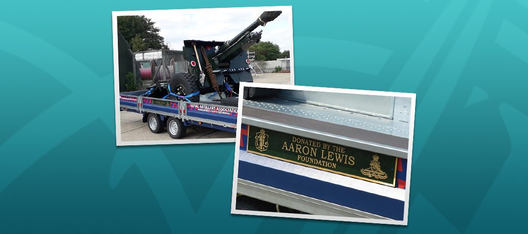 Bespoke trailer helps keep Royal Artillery Association branch guns on the road