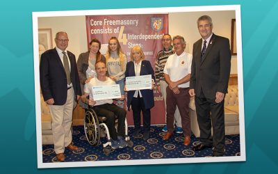 Masons lodge a £600 donation with the ALF