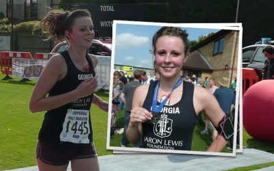Georgia Fraser runs her first half marathon for the ALF
